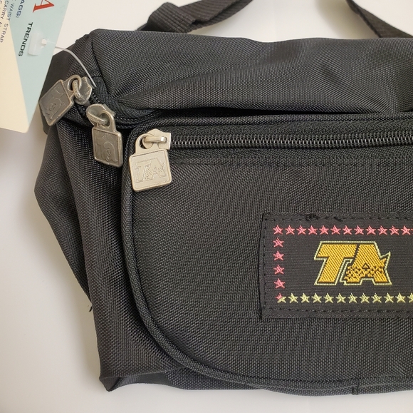 New with tags unisex adjustable waist funny bags in black & white - Picture 2 of 8